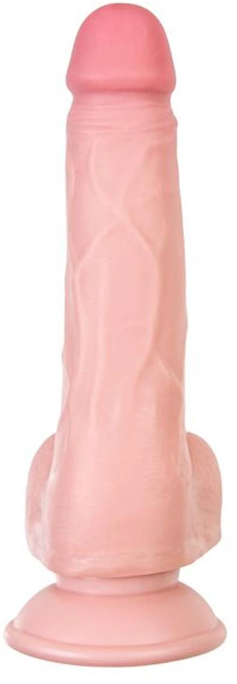 Ρεαλιστικό Dildo με Όρχεις και Βεντούζα Flesh 20cm