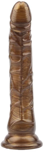 Chisa DarkMuscle Mike Hawk Λεπτό ντίλντο 21,5cm καφέ χρυσαφί