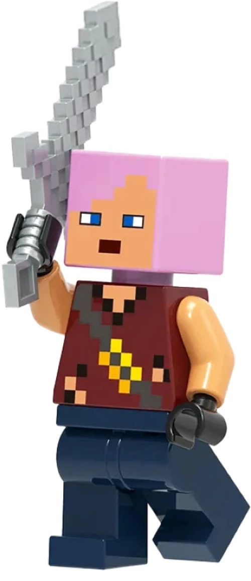 Συλλεκτική Φιγούρα Minecraft  Zombie Hunter G0036  4,5 cm