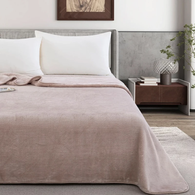 Κουβέρτα Zurigo διπλή Μπεζ 220x240cm Liolios Home 2803