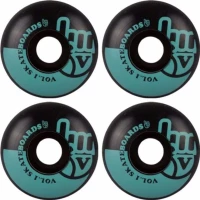 VOL.1 Ροδάκια Skateboard - Μαύρο/Γαλάζιο