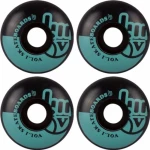 VOL.1 Ροδάκια Skateboard - Μαύρο/Γαλάζιο