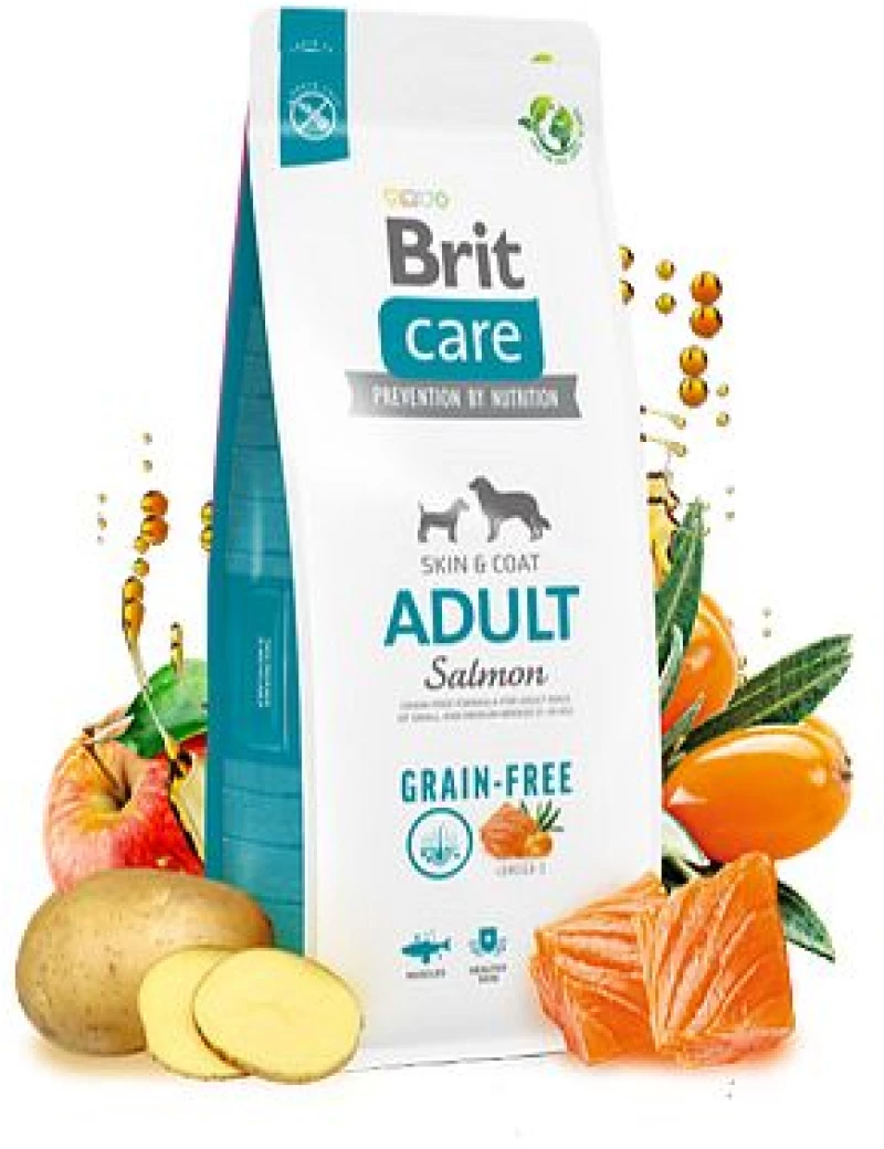 BRIT CARE Adult Salmon Grain free 12Kg  Μεσαίο