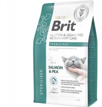 Brit Vetenirary Diets Cat Grain Free Sterilized Salmon & Pea    5kgr
