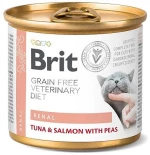 Brit Vetenirary Diets Cat Renal Κλινική Κονσέρβα Γάτας   200gr