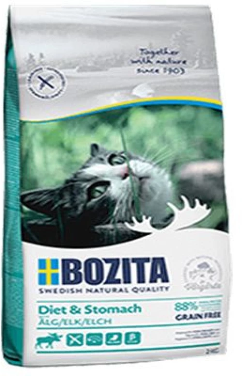 Bozita Diet & Stomach με ελάφι Grain Free   10kgr