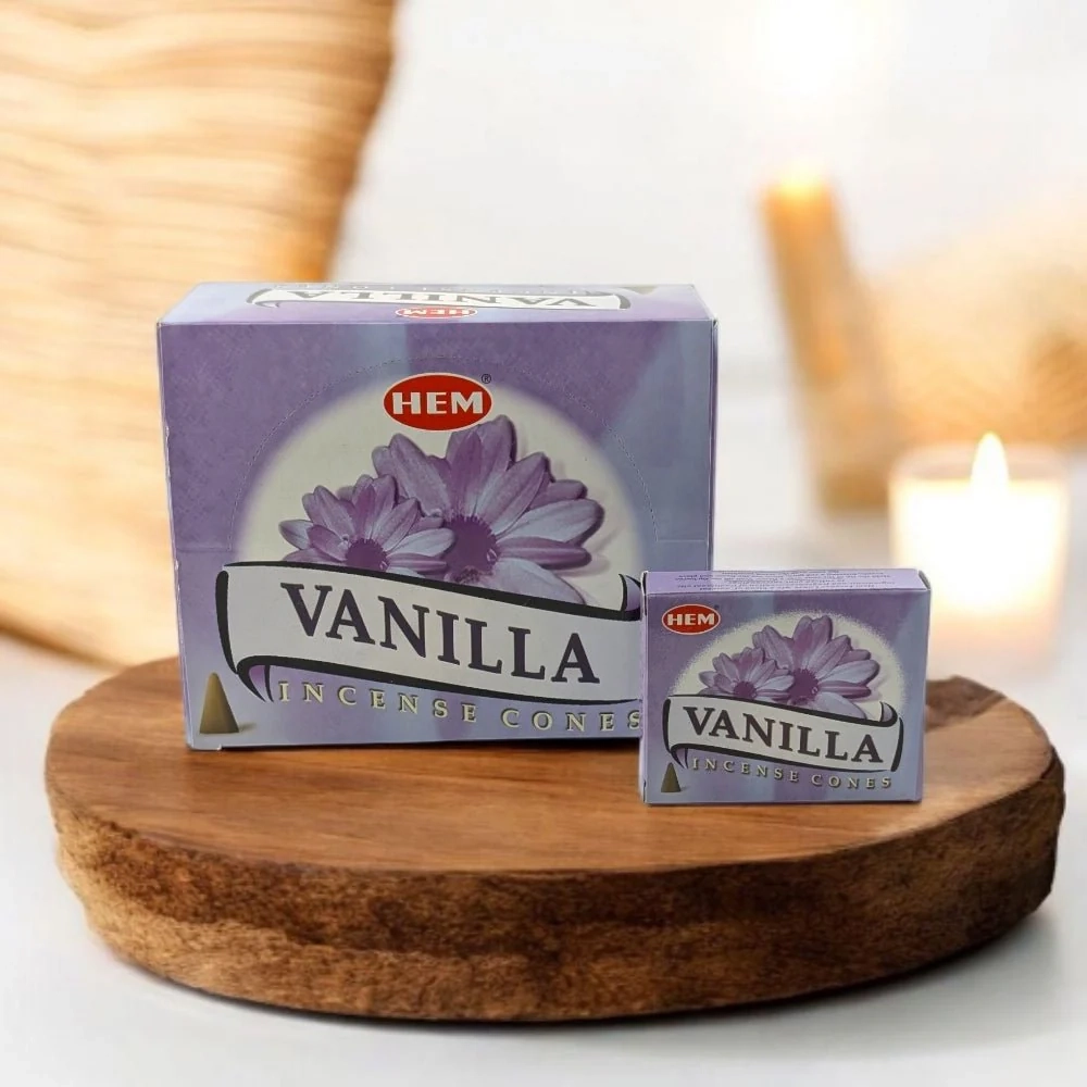 Αρωματικοί Κώνοι Βανίλια Hem Vanilla Cones 10τμχ