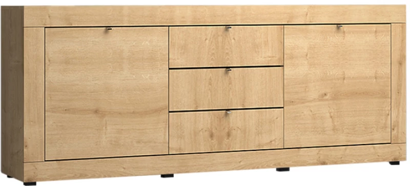 Μπουφές Ocean  χρώμα φυσικό οξιάς 210x45x86εκ.