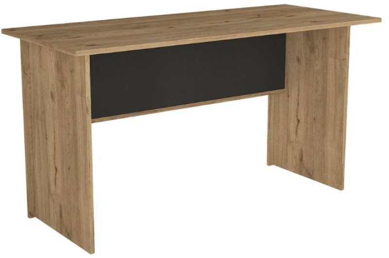 Γραφείο εργασίας Nika  χρώμα sepet oak - ανθρακί 140x60x75εκ.