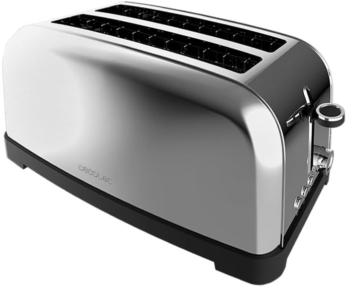 Φρυγανιέρα 2 Θέσεων 1500 W Cecotec Toastin time 1500 Inox CEC-04841