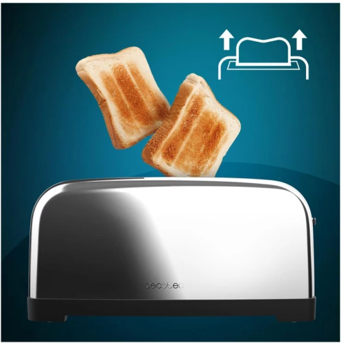Φρυγανιέρα 2 Θέσεων 1500 W Cecotec Toastin time 1500 Inox CEC-04841