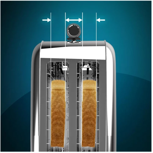 Φρυγανιέρα 2 Θέσεων 1500 W Cecotec Toastin time 1500 Inox CEC-04841