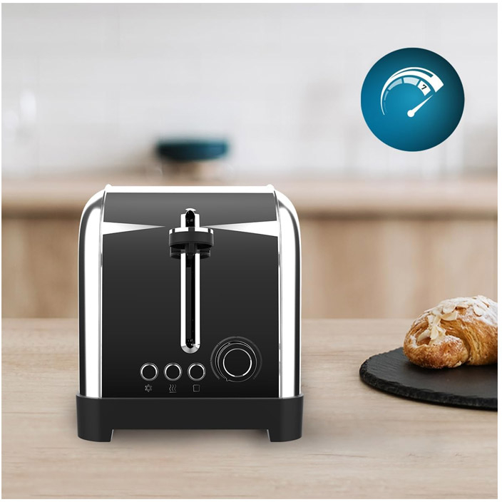 Φρυγανιέρα 2 Θέσεων 1500 W Cecotec Toastin time 1500 Inox CEC-04841