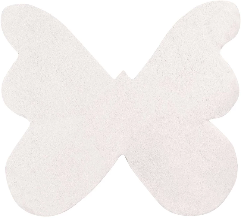 Παιδικό Χαλί BOUND WHITE BUTTERFLY Λευκό 160 x 160 εκ. MADI