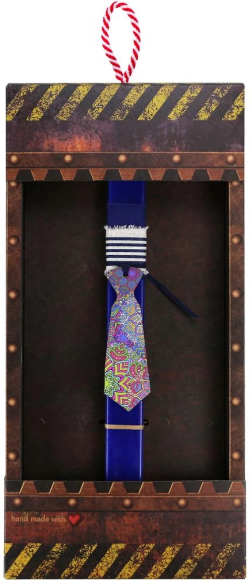 Λαμπάδα Basic -Γραβάτα φλοράλ