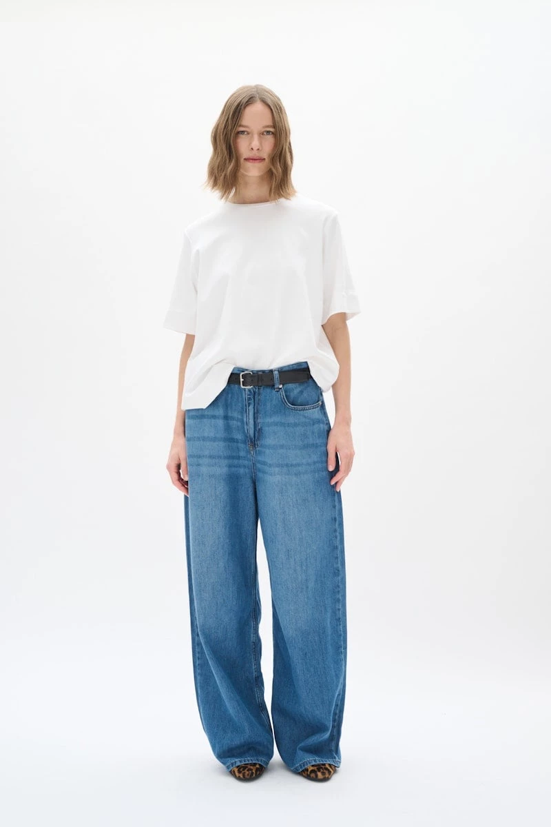 Φαρδύ τζιν παντελόνι Sophina InWear - Denim Blue