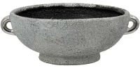 Διακοσμητικό Μπωλ 0024-125-169 20x9cm Silver-Grey Κεραμικό