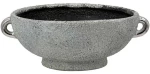 Διακοσμητικό Μπωλ 0024-125-169 20x9cm Silver-Grey Κεραμικό
