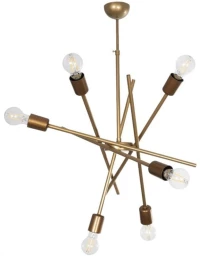 Φωτιστικό Οροφής Sunfy UNFY 201-0033 57x57x85cm 6xE27 Bronze GloboStar