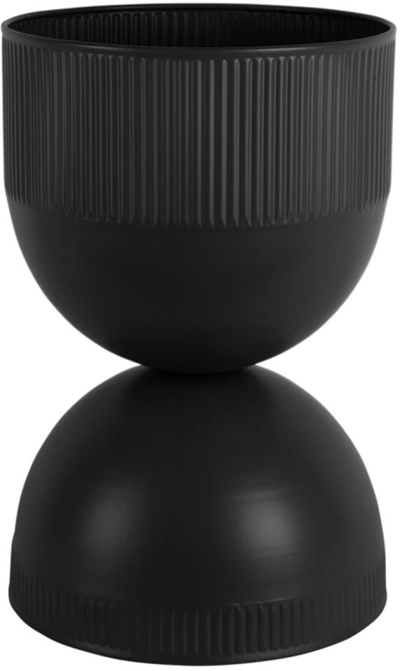 Κασπώ Tonar Medium Φ25,5x39cm Black Present Time Σίδηρο