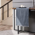 Τραβέρσα Fremont 04 Blue-Grey Teoran 45X180 Βαμβάκι-Πολυέστερ