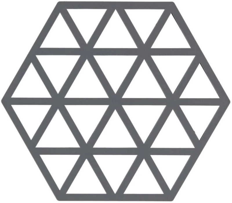 Σουπλά Triangles 330226 Για Ζεστά Σκεύη 16x14cm Cool Grey Zone Denmark Σιλικόνη
