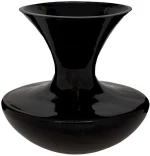 Βάζο 91986 Φ20x20cm Black Γυαλί