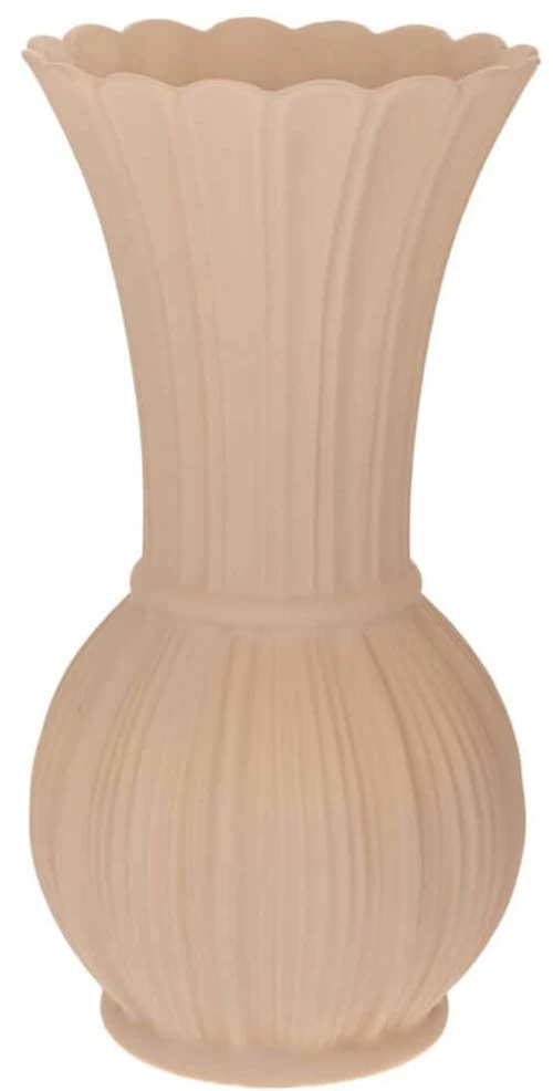 Βάζο 91517 Φ14x28cm Beige Κεραμικό