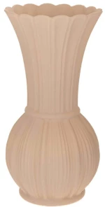 Βάζο 91517 Φ14x28cm Beige Κεραμικό