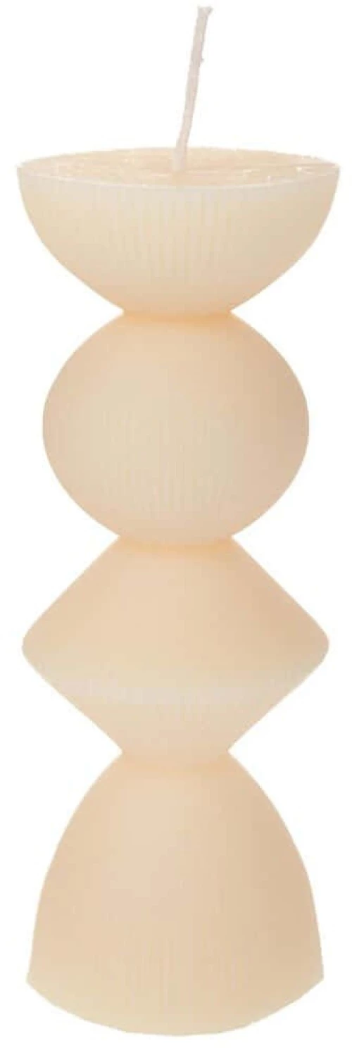 Αρωματικό Κερί Χειροποίητο 91603 Φ7,5x19,5cm Cream