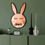 Καθρέπτης Τοίχου 587MRX1216 30x49cm Black-Rose Gold Wallity Plexiglass