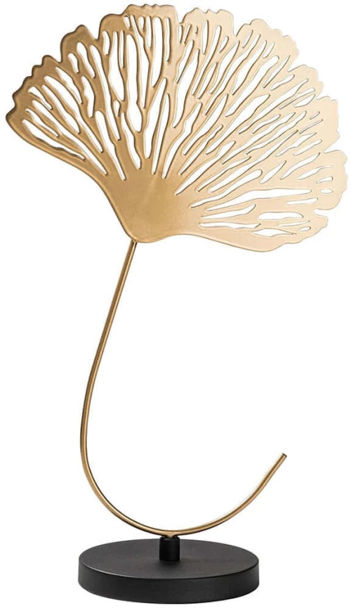 Διακοσμητικό Επιτραπέζιο 565TNL1441 46x25x13cm Gold-Black Aberto Design Μέταλλο