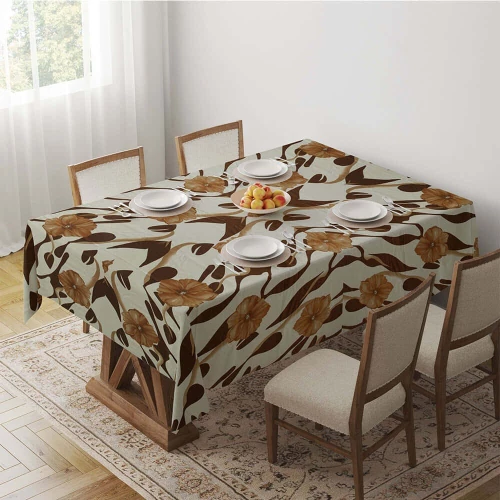 Τραπεζομάντηλο 154DMD1160 Multi-Brown Hermia 140X220 Polyester,Βαμβάκι