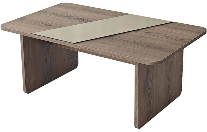Τραπέζι Σαλονιού Favorite 552NOS2279 100x60x40cm Bronze-Walnut