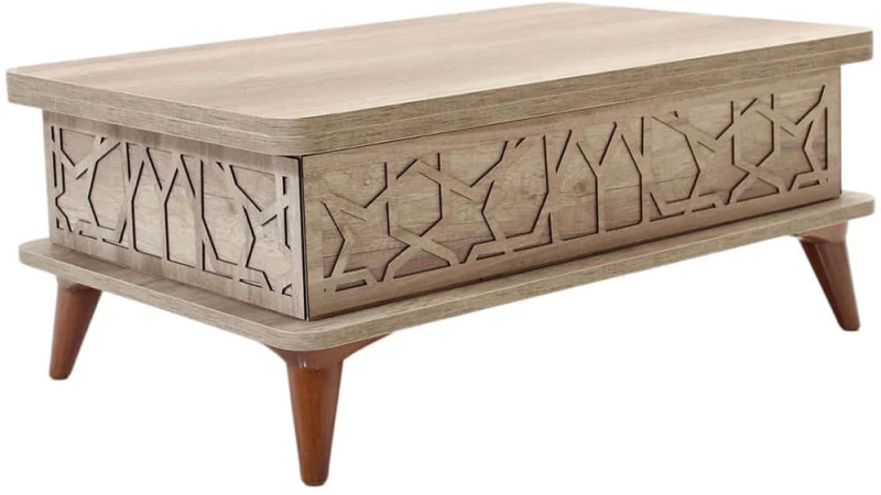Τραπέζι Σαλονιού Επεκτεινόμενο Ada 331KVN1137 90x60x38cm Alaska Oak