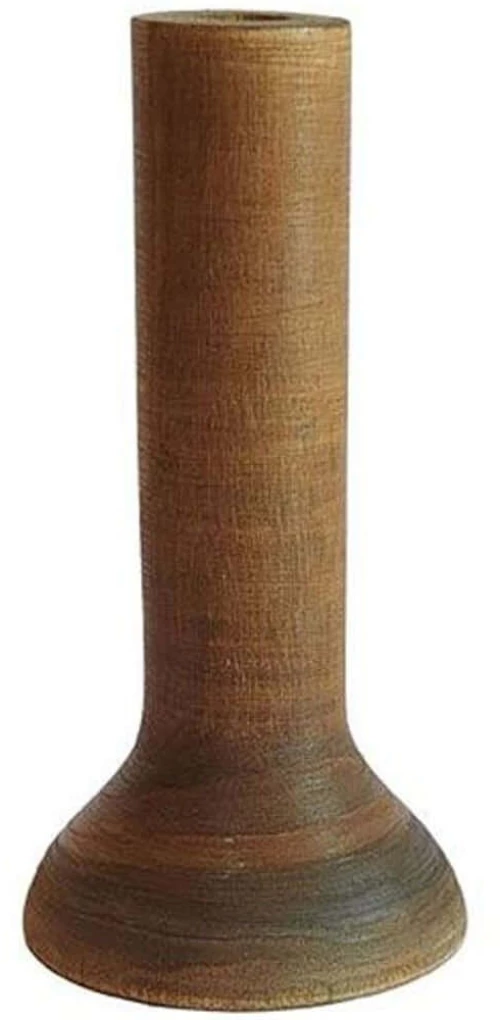Βάζο Cedar 032240 12x12x25cm Brown Ξύλο