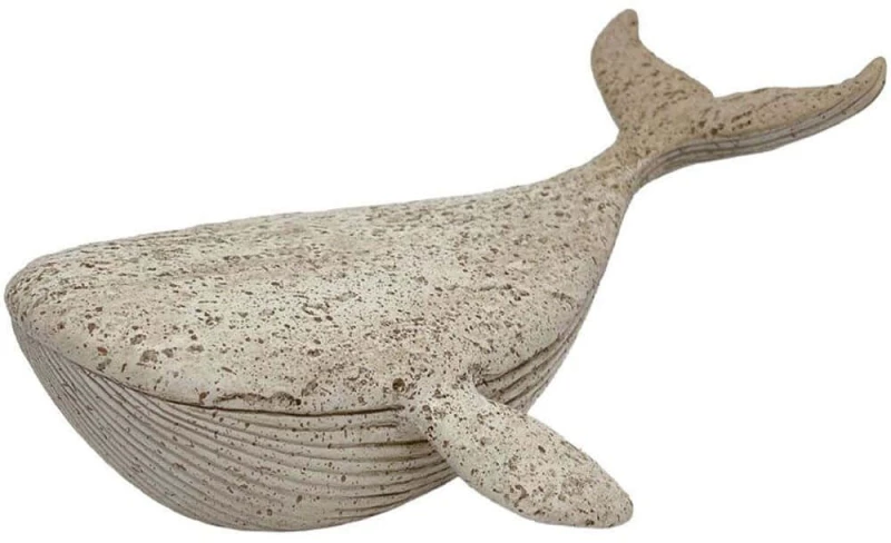 Διακοσμητικό Ψάρι Balena 034153 20x14x8,5cm Beige Πολυρεσίνη