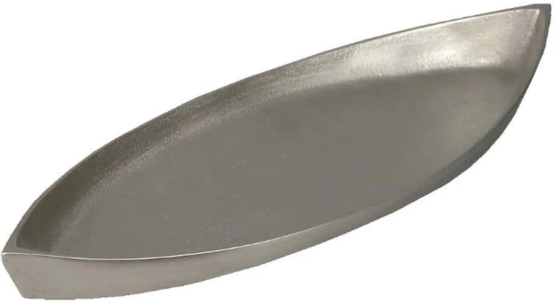 Διακοσμητικός Δίσκος Ken 023957 50x18x5cm Silver Αλουμίνιο