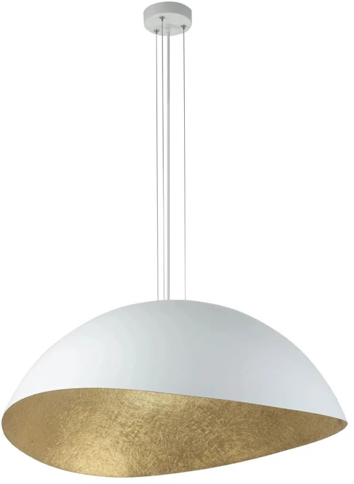 Φωτιστικό Οροφής Κρεμαστό Solaris M 40615 1xE27 15W Φ48x89cm White-Gold Sigma Lighting