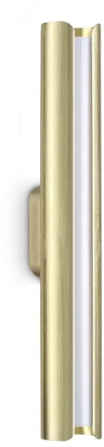 Φωτιστικό Τοίχου Dorica 366357 3000K 850lm 30x7x4,5cm Brass Ideal Lux