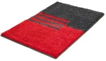 Πατάκι Μπάνιου Dynamic 9221 453 Grey-Red Kleine Wolke 50X60 Πολυέστερ
