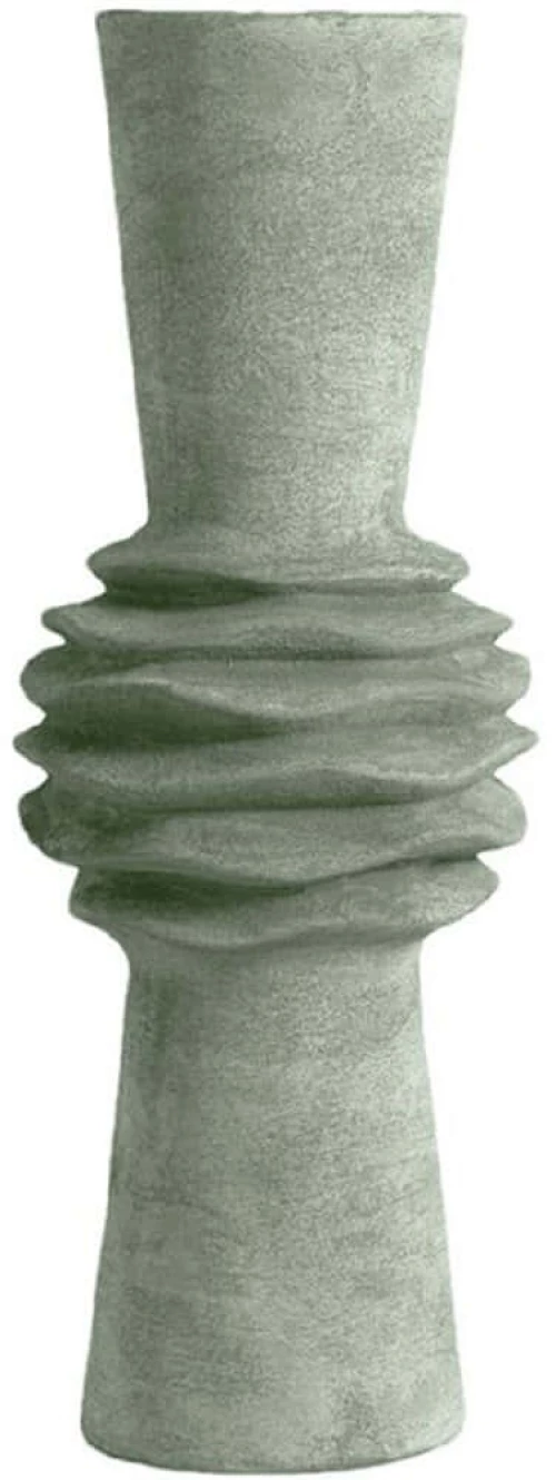 Βάζο TOF258 13x13x35,5cm Green Espiel Κεραμικό