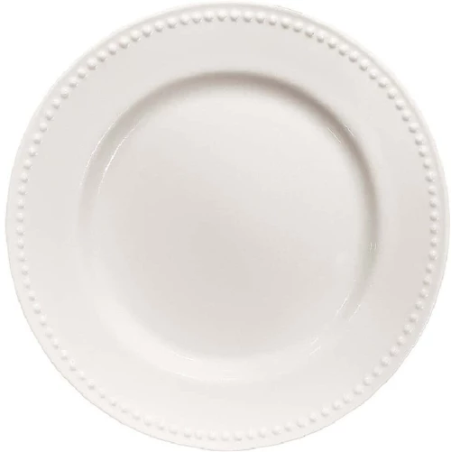 Πιάτο Ρηχό Purity Dots REL201K4 27x2cm White Espiel Πορσελάνη