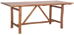 Τραπέζι Τραπεζαρίας Groove HM9390.01 220X100X90cm Teak