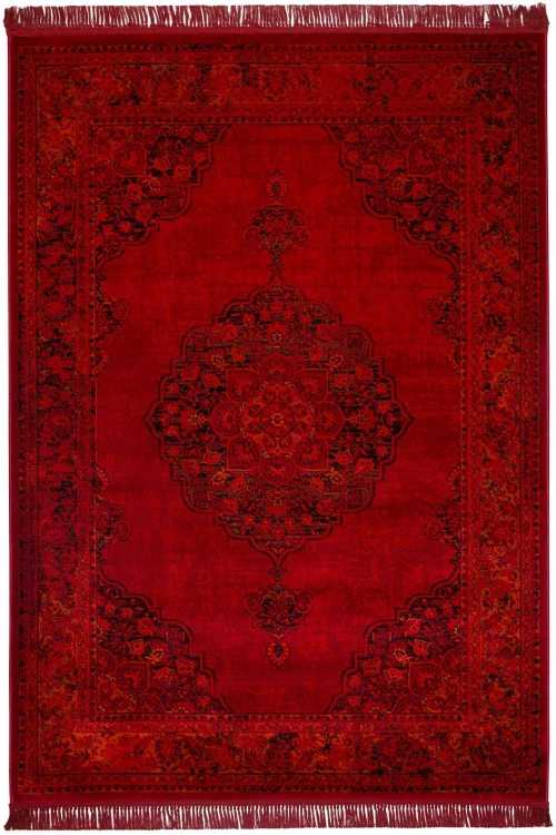 Χαλί Mauri 02278A Burgundy Βιοκαρπέτ 140X200cm