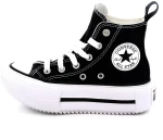 Παιδικό Μποτάκι για Κορίτσι Converse All Star Ctas Lift Double Stack Hi Χρώματος Μαύρο A15868C