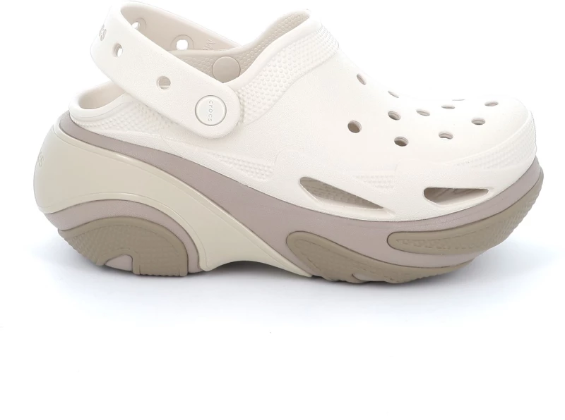 Γυναικείο Σαμπό Crocs Bubble Crush Clog Ανατομικό Χρώματος Καφέ 210061-214