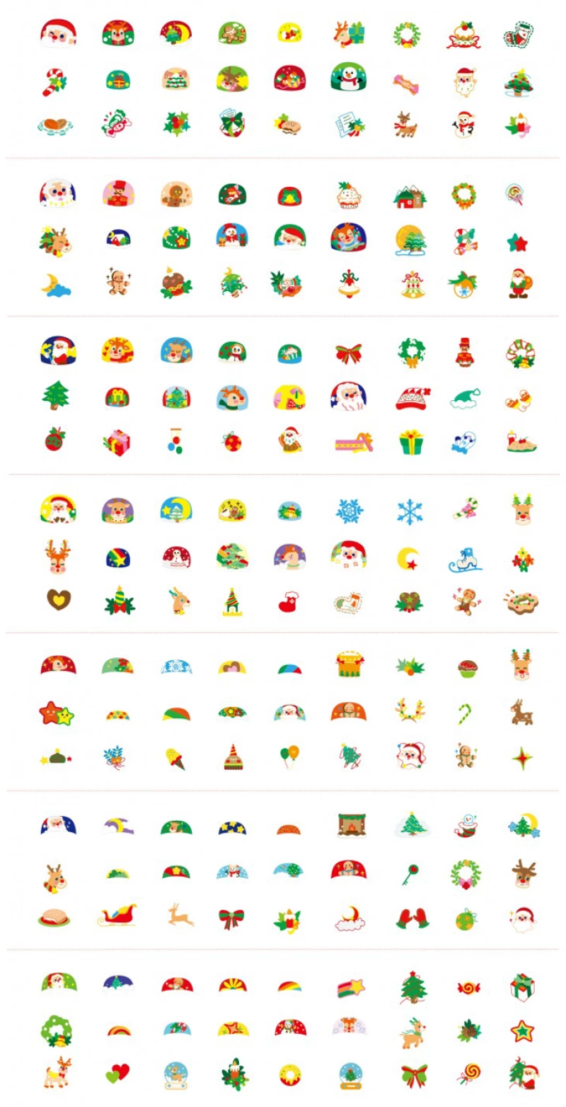 Avenir - Nail Stickers & Tattoos Christmas