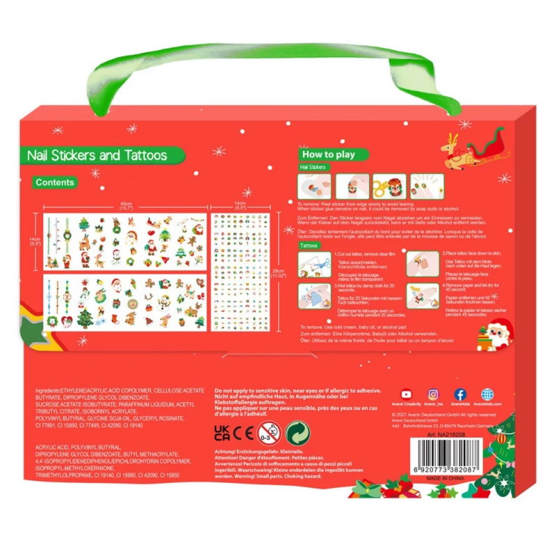 Avenir - Nail Stickers & Tattoos Christmas