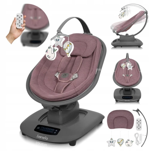 Lionelo Διαδραστικό Ηλεκτρικό Ρηλάξ Blossom Pink Mauve
